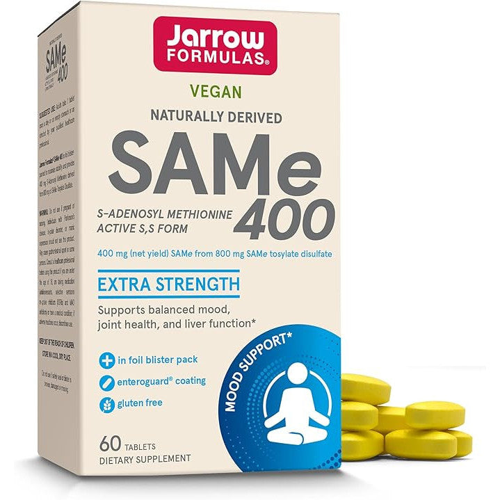 Jarrow Formulas SAMe 400 mg Supplement Tablets 60 Count