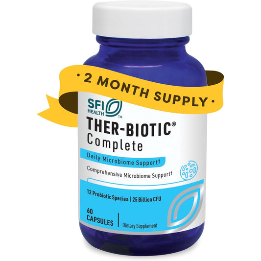 Klaire Labs SFI Health Ther-Biotic Complete Probiotic Capsules 60 Count