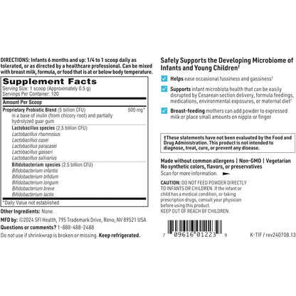 SFI Health Ther-Biotic Baby Probiotic Powder 10 Strains 120 Servings