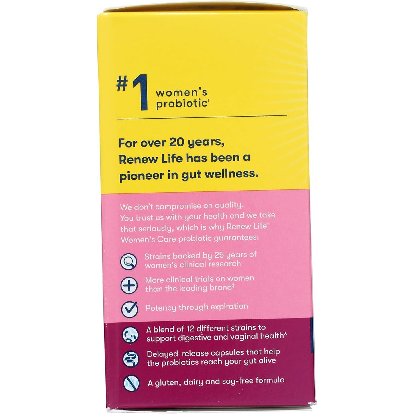 Renew Life Women's Probiotic Capsules 25 Billion CFU 60 Count