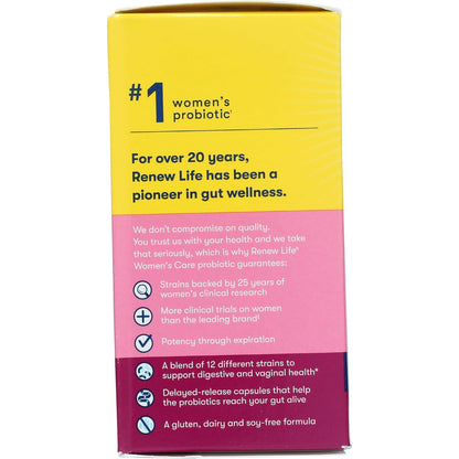 Renew Life Women's Probiotic Capsules 25 Billion CFU 60 Count