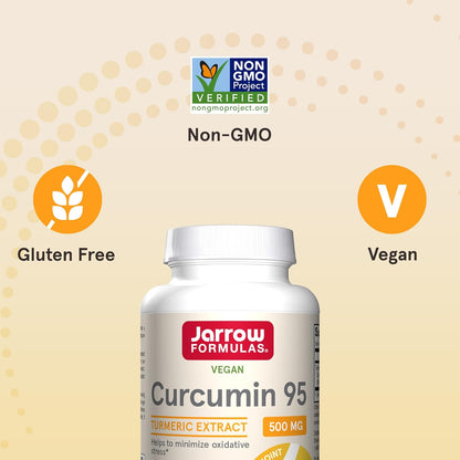 Jarrow Formulas Curcumin 95 Turmeric Extract Supplement 500mg