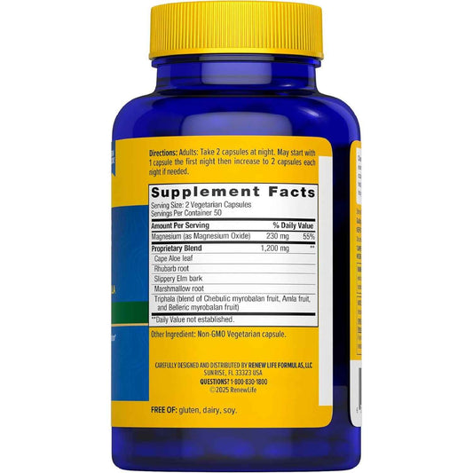 Renew Life Cleanse More Detox Herbal Supplement Capsules 100 Count