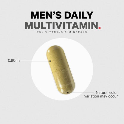 Codeage Men's Daily Multivitamin 25+ Vitamins Minerals Organic Whole Foods 120 Capsules