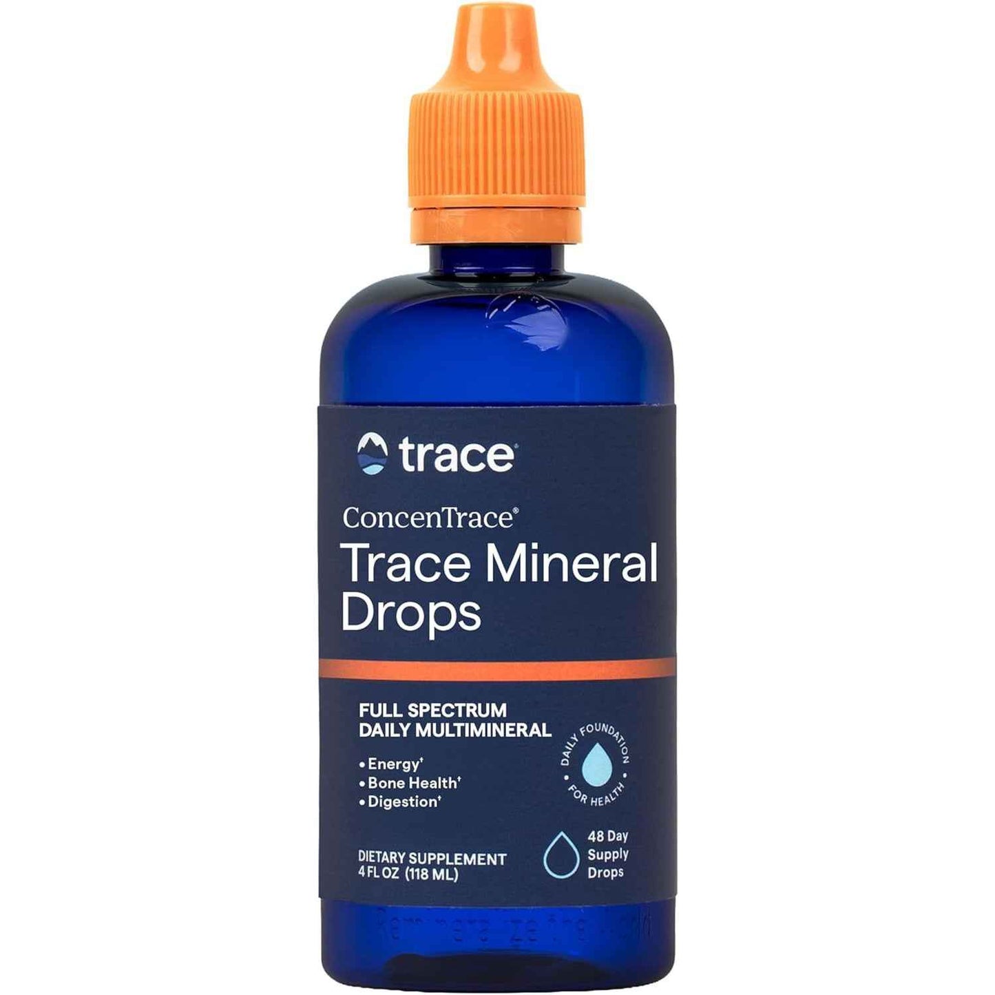 Trace Minerals ConcenTrace Trace Mineral Drops 70+ Ionic Minerals 4 fl oz