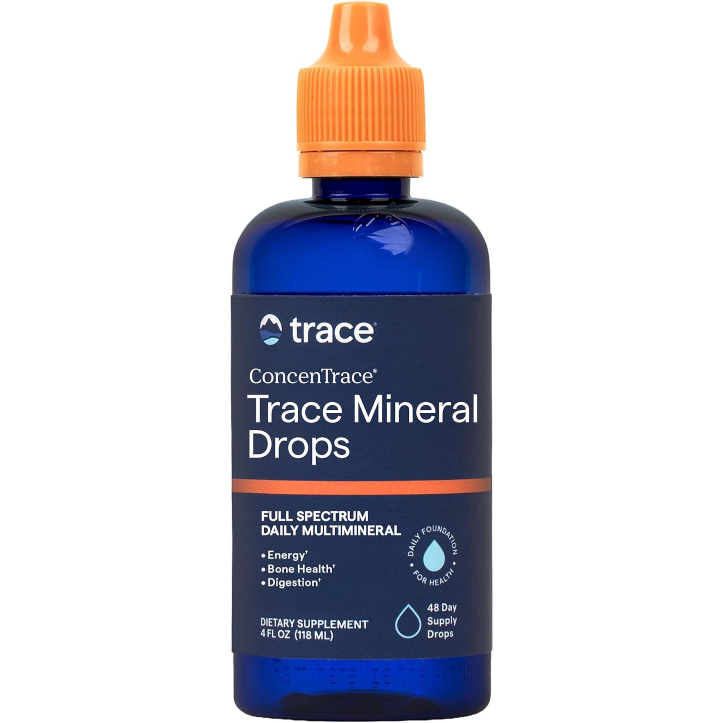 Trace Minerals ConcenTrace Trace Mineral Drops 70+ Ionic Minerals 4 fl oz