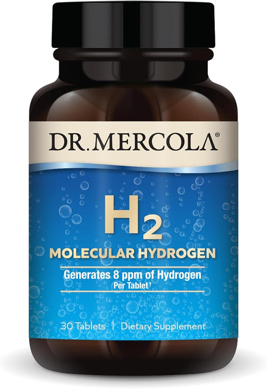 Dr. Mercola H2 Molecular Hydrogen Supplement Tablets 30 Count