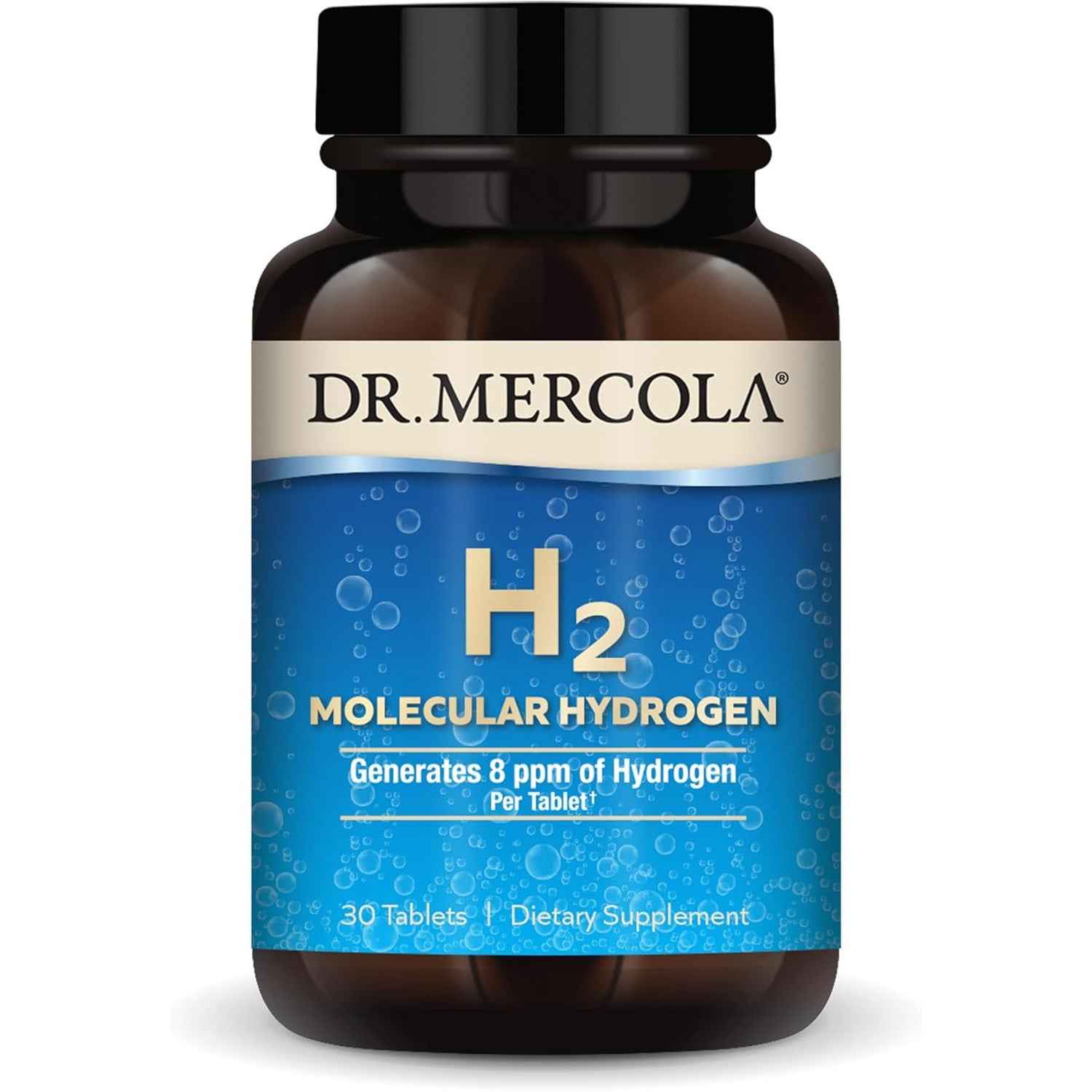 Dr. Mercola H2 Molecular Hydrogen Supplement Tablets 30 Count