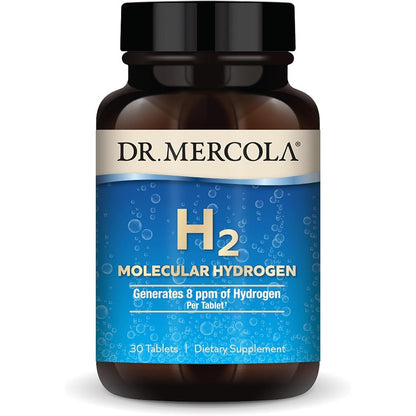 Dr. Mercola H2 Molecular Hydrogen Supplement Tablets 30 Count