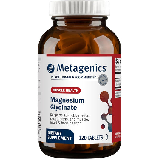 Metagenics Magnesium Glycinate 100mg Supplement 120 Tablets