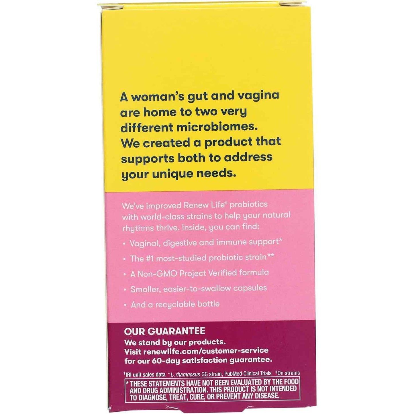 Renew Life Women's Probiotic Capsules 25 Billion CFU 60 Count