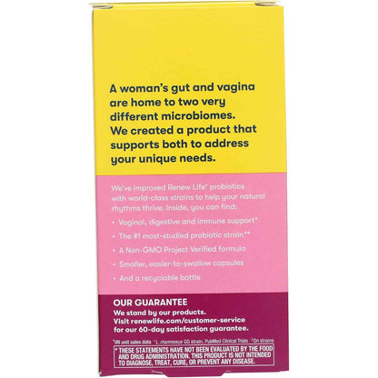 Renew Life Women's Probiotic Capsules 25 Billion CFU 60 Count