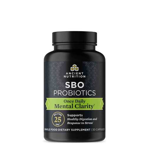Ancient Nutrition SBO Probiotics Mental Clarity Supplement 30 Capsules
