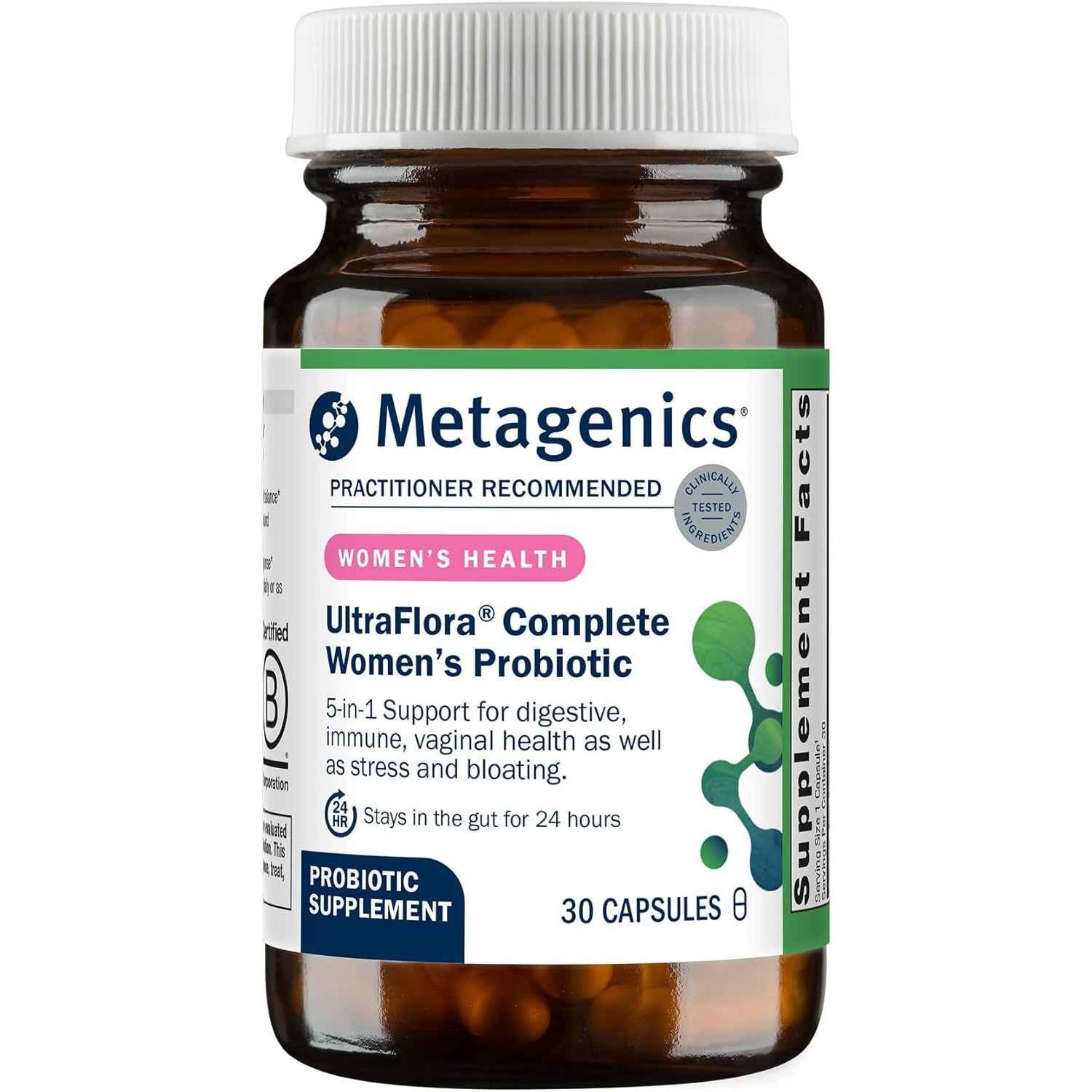 Metagenics UltraFlora Complete Women's Probiotic Capsules 30 Count