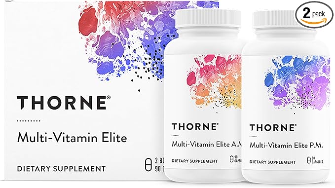 THORNE Multi-Vitamin Elite Daily Nutritional Supplement 180 Capsules