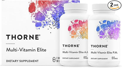 THORNE Multi-Vitamin Elite Daily Nutritional Supplement 180 Capsules