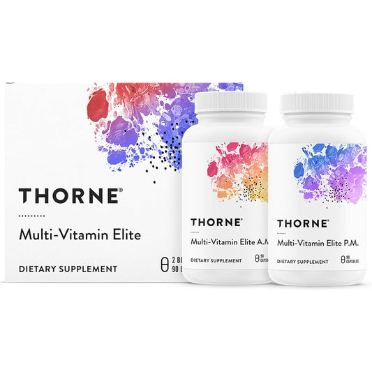 THORNE Multi-Vitamin Elite Daily Nutritional Supplement 180 Capsules