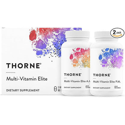 THORNE Multi-Vitamin Elite Daily Nutritional Supplement 180 Capsules