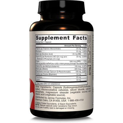 Jarrow Formulas B-Right Vitamin B Complex Formula 100 Veggie Caps
