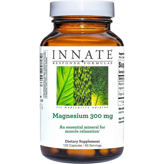 INNATE Response Formulas Magnesium Glycinate Citrate & Malate 300 mg Capsules 120 Count