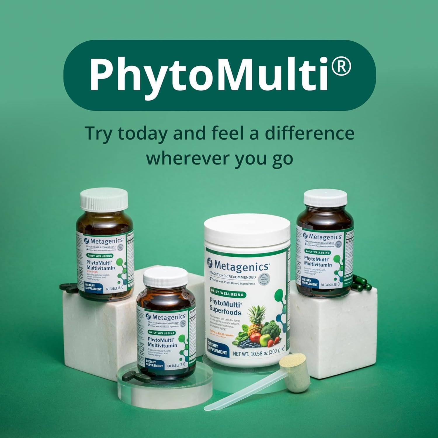 Metagenics PhytoMulti Multivitamin Without Iron 120 Tablets