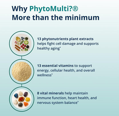 Metagenics PhytoMulti Multivitamin Without Iron 120 Tablets
