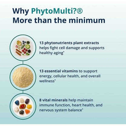 Metagenics PhytoMulti Multivitamin Without Iron 120 Tablets