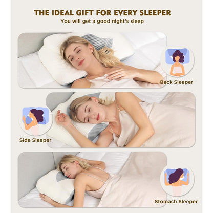 Osteo Cervical Pillow Memory Foam Orthopedic Neck Pain Relief