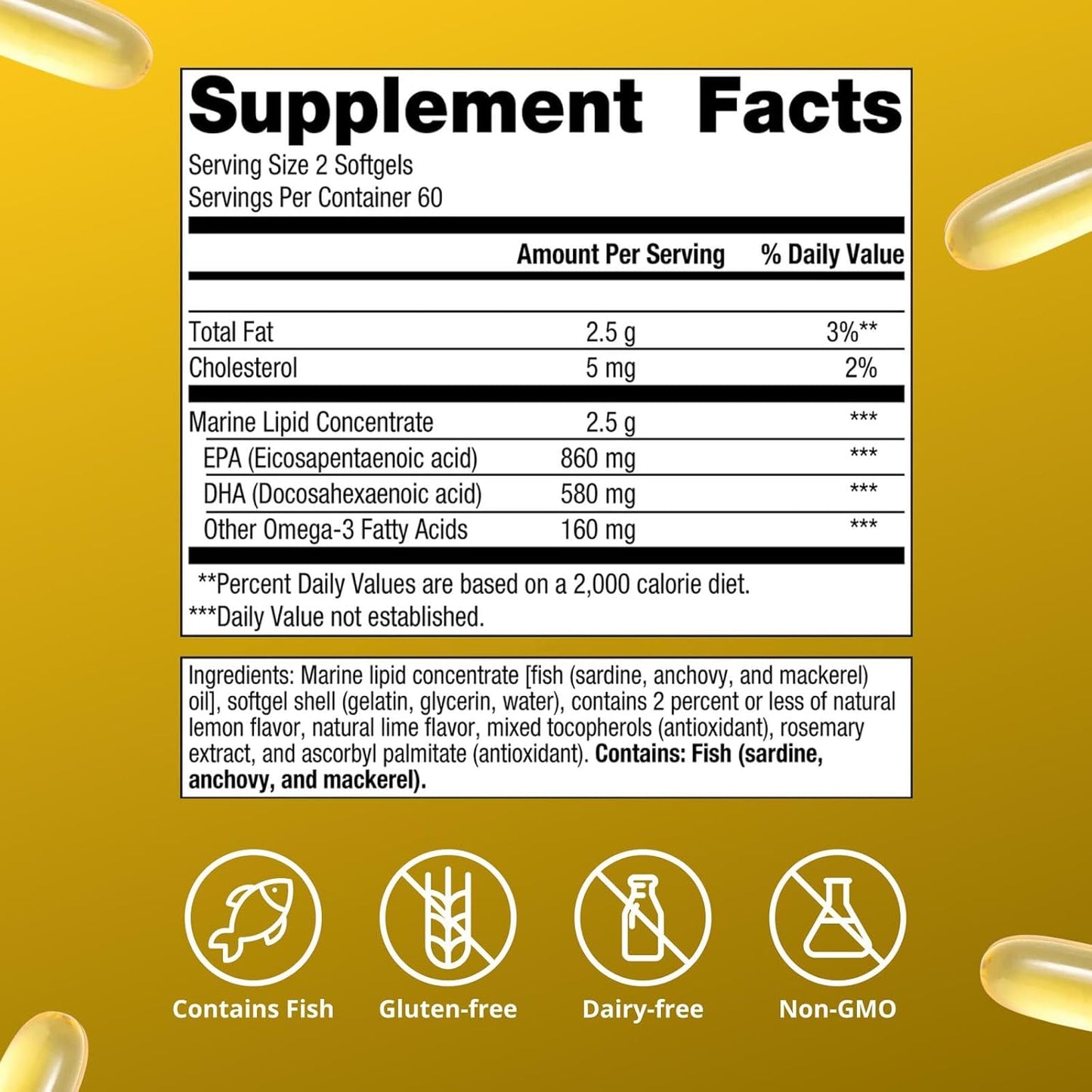 Metagenics OmegaGenics Fish Oil EPA-DHA 720 mg