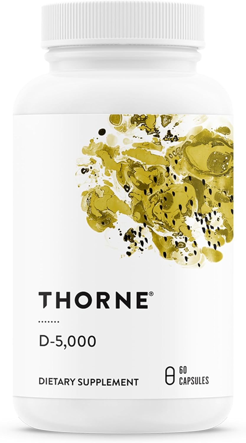 Thorne Vitamin D-5,000 Supplement 60 Capsules NSF Sport