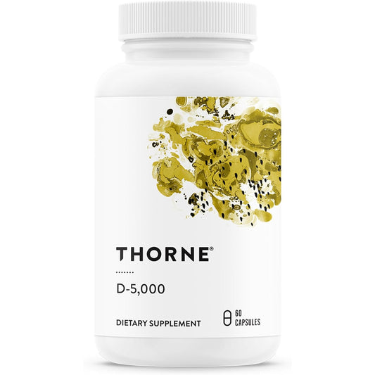 Thorne Vitamin D-5,000 Supplement 60 Capsules NSF Sport