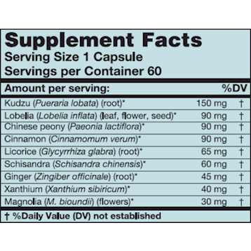 Karuna AllerEze Herbal Allergy Support Supplement 60 Capsules
