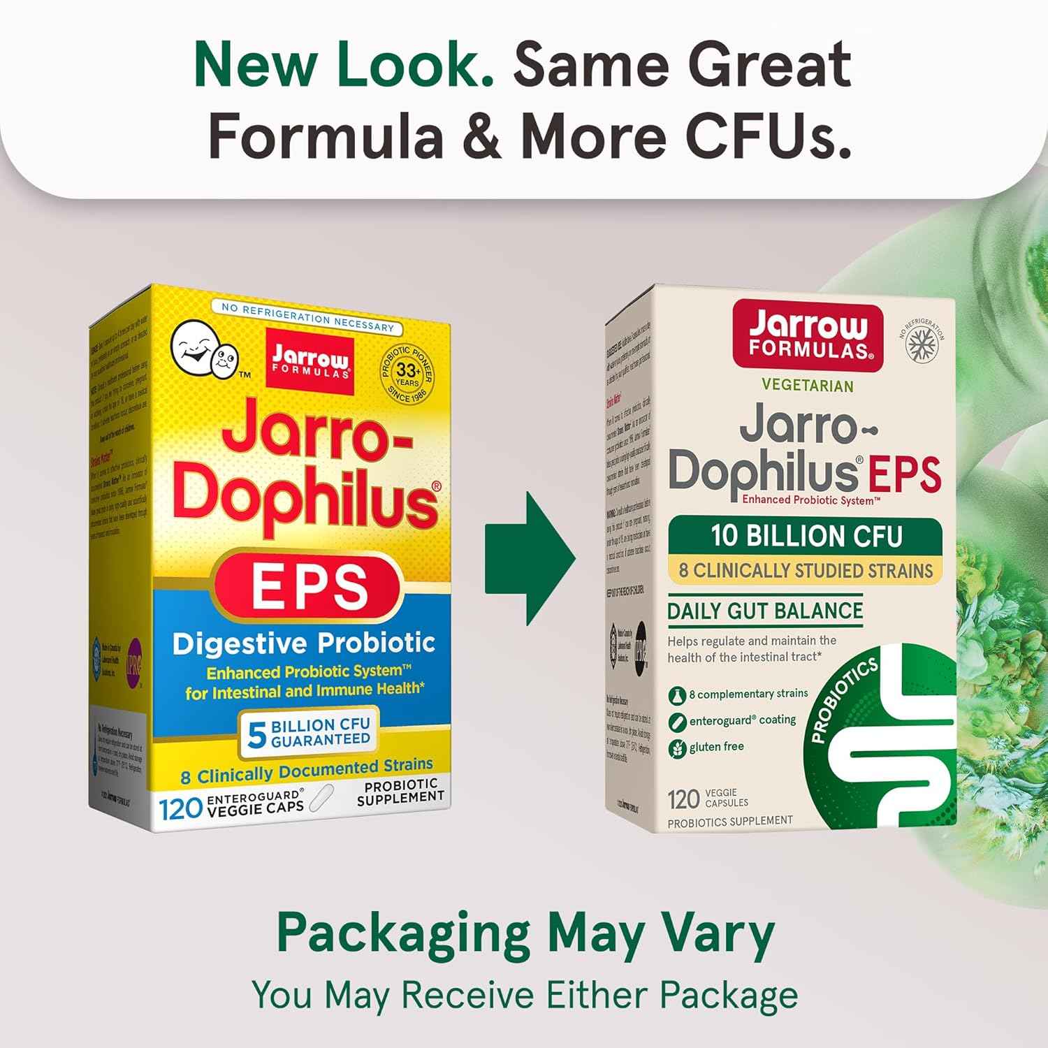 Jarrow Formulas Jarro-Dophilus Probiotic 10 Billion CFU 120 Count
