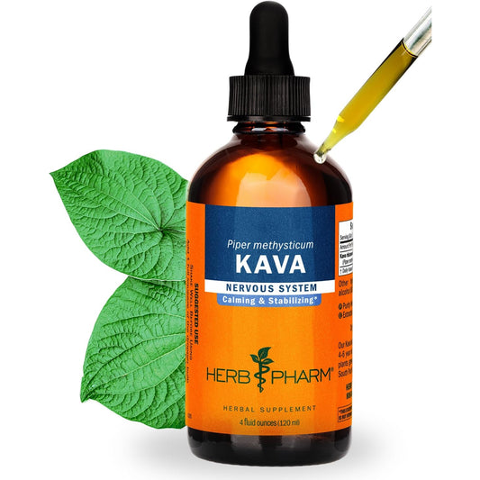 Herb Pharm Kava Root Liquid Extract Noble Kava 4 Fl Oz