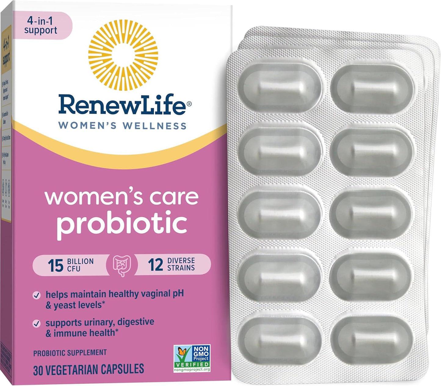 Renew Life Women's Probiotic Capsules 15 Billion CFU 30 Count