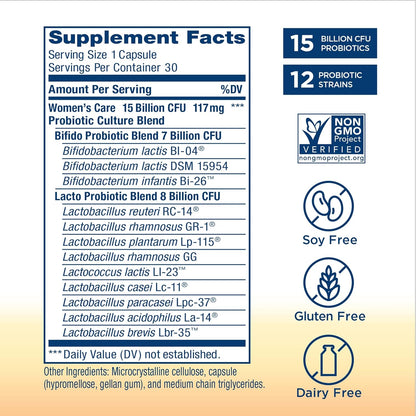 Renew Life Women's Probiotic Capsules 15 Billion CFU 30 Count