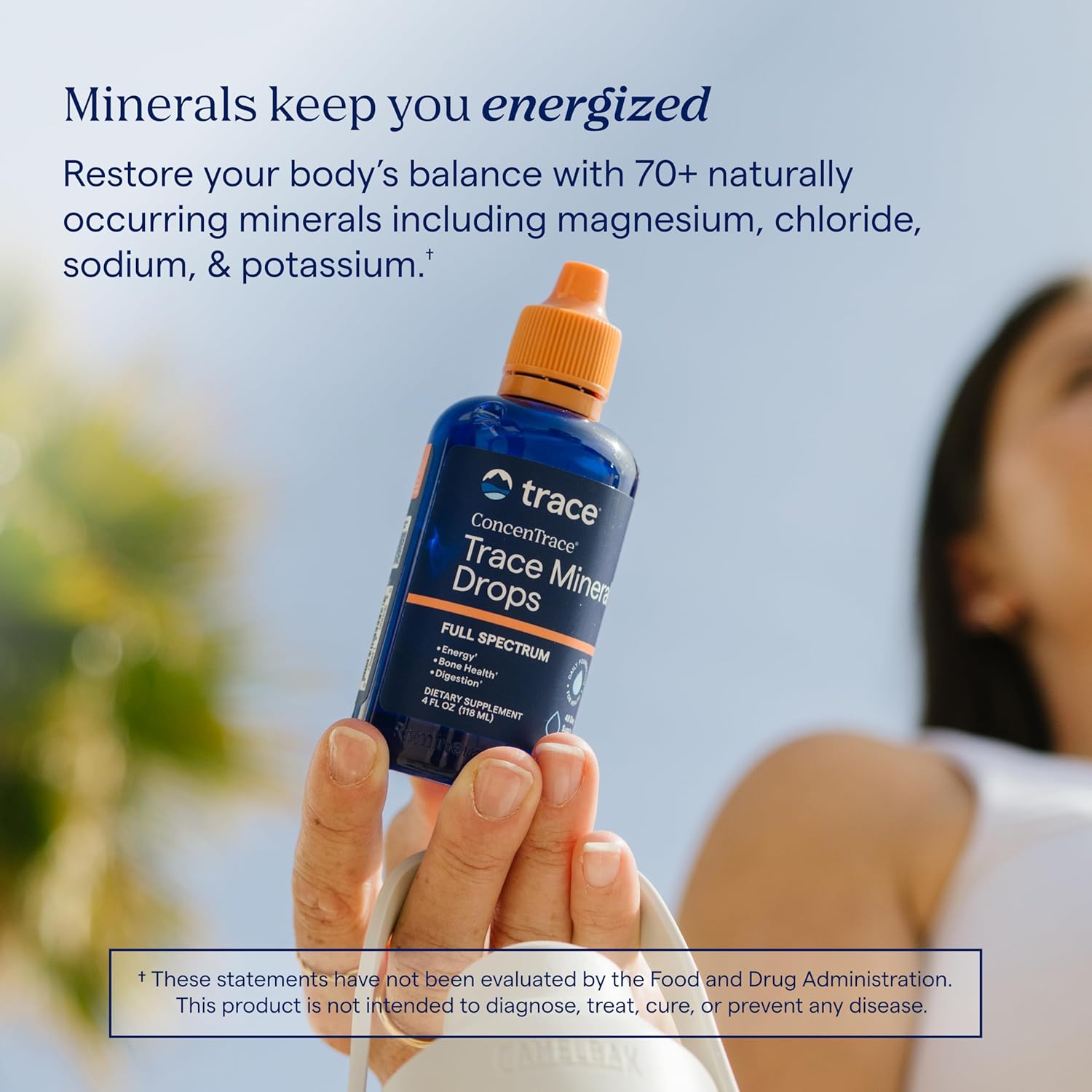 Trace Minerals ConcenTrace Trace Mineral Drops 70+ Ionic Minerals 4 fl oz