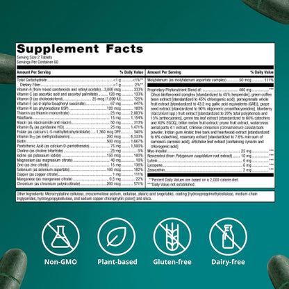 Metagenics PhytoMulti Multivitamin Without Iron 120 Tablets