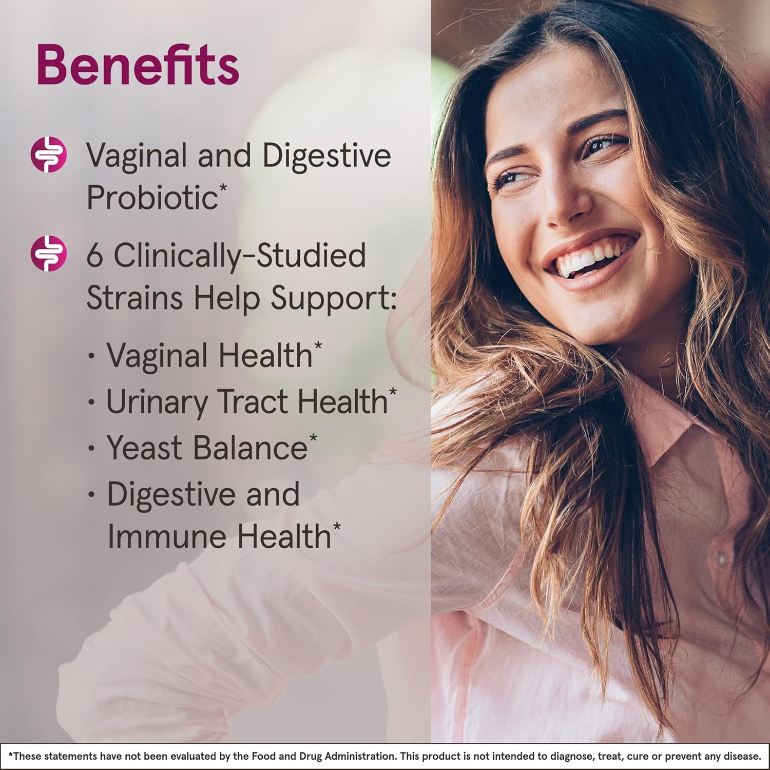 Jarrow Formulas Fem-Dophilus Advanced Probiotics 10 Billion CFU 30 Capsules