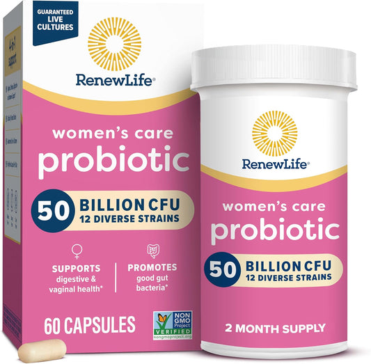 Renew Life Women's Probiotic Capsules 50 Billion CFU 60 Count