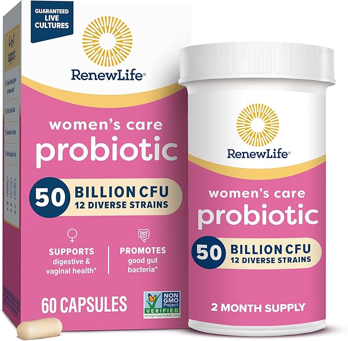 Renew Life Women's Probiotic Capsules 50 Billion CFU 60 Count