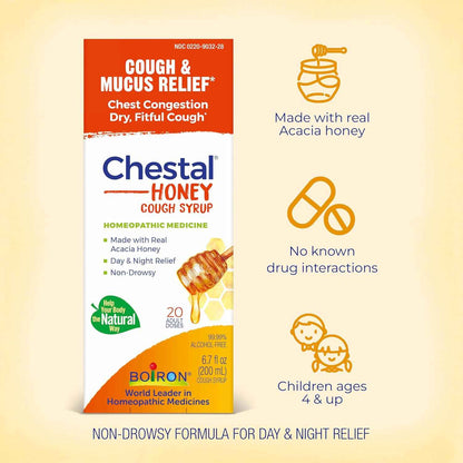 Boiron Chestal Honey Cough Syrup 6.7 fl oz