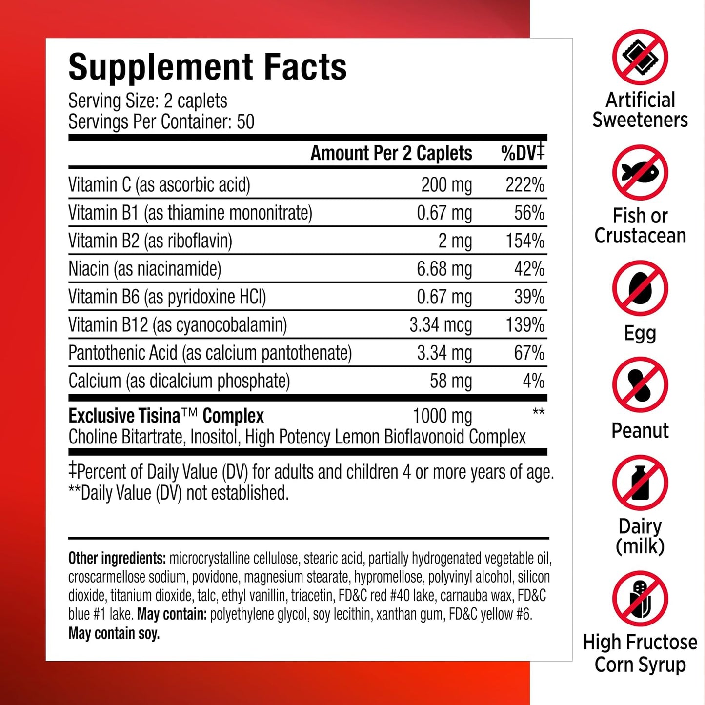 LIPO Ear Ringing Support Supplement Lemon Bioflavonoid Complex