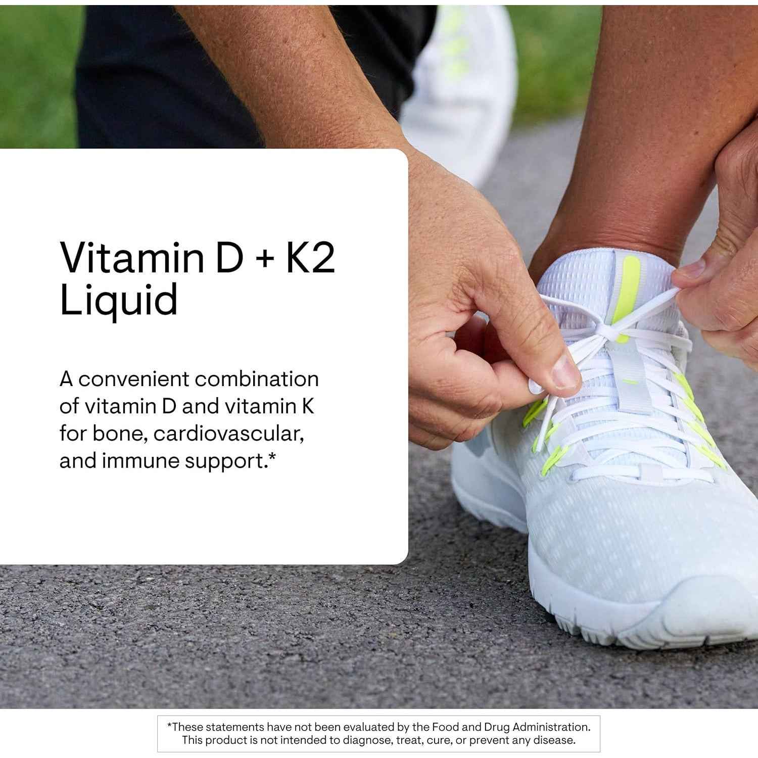 Thorne Vitamin D + K2 Liquid with Metered Dispenser 30ml 600 Servings