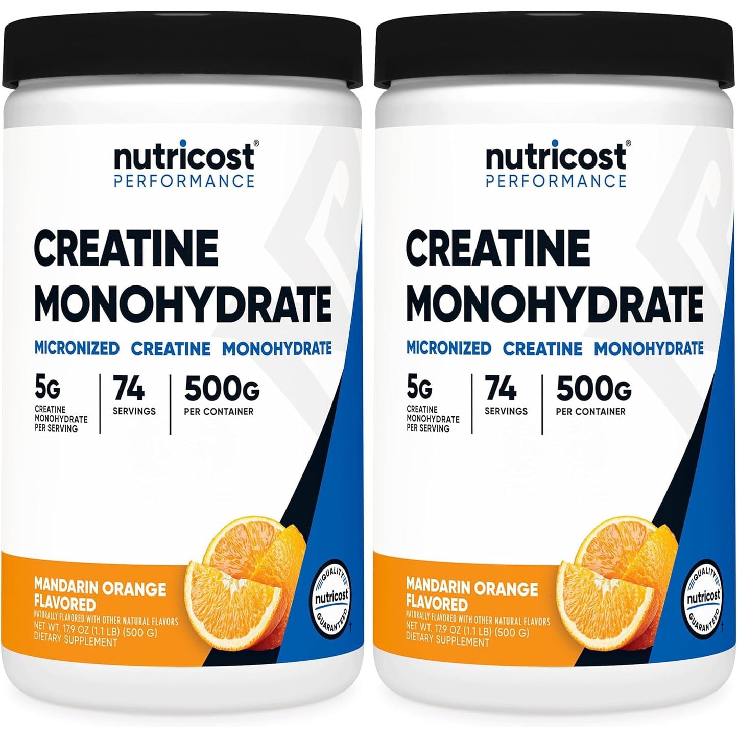 Nutricost Creatine Monohydrate Micronized Powder 500G, 5000mg Per Serv (5g) - 100 Servings, 17.9 Oz
