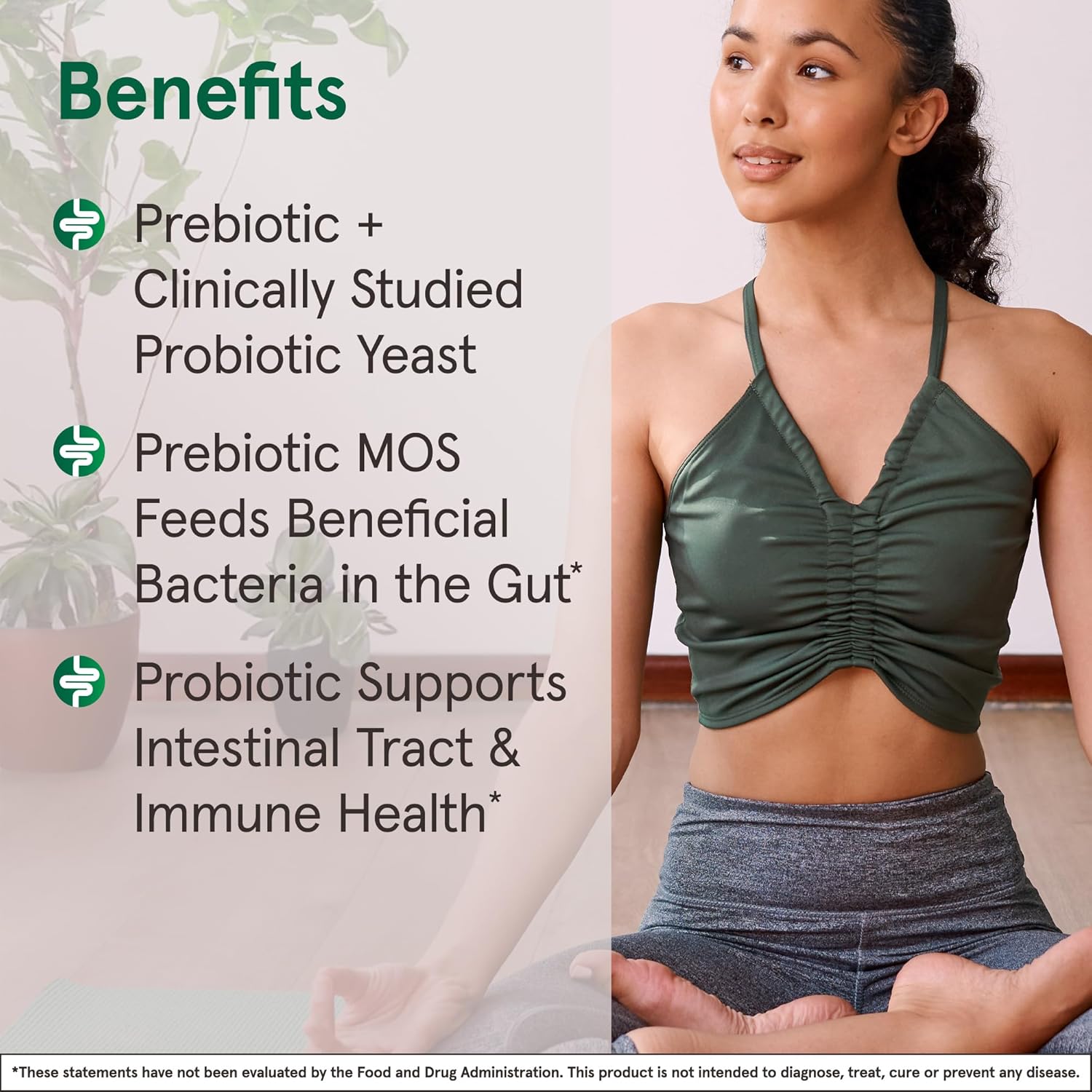 Jarrow Formulas Saccharomyces Boulardii + MOS Probiotics Supplement 5 Billion CFU