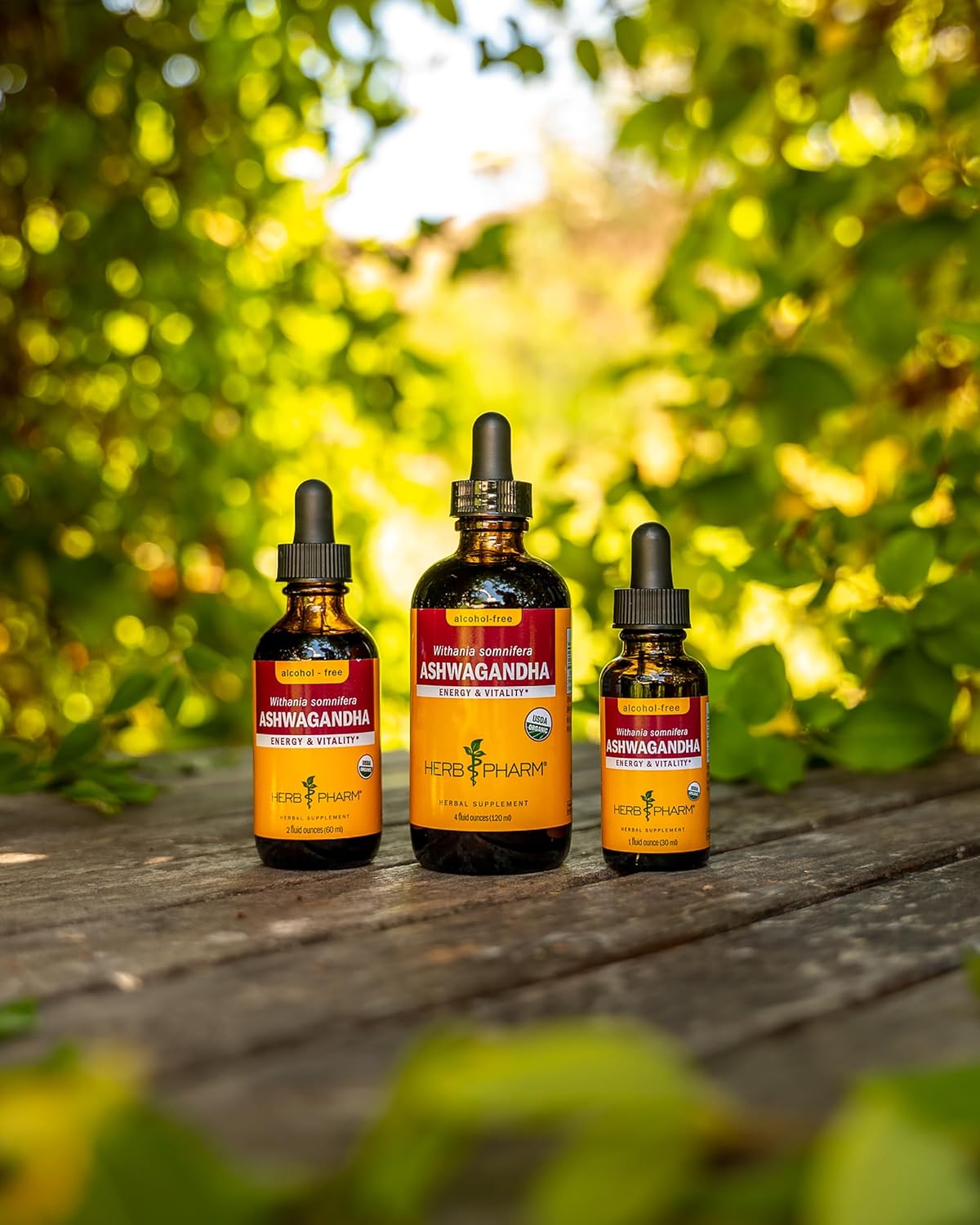 Herb Pharm Organic Ashwagandha Liquid Extract Alcohol-Free Adaptogen