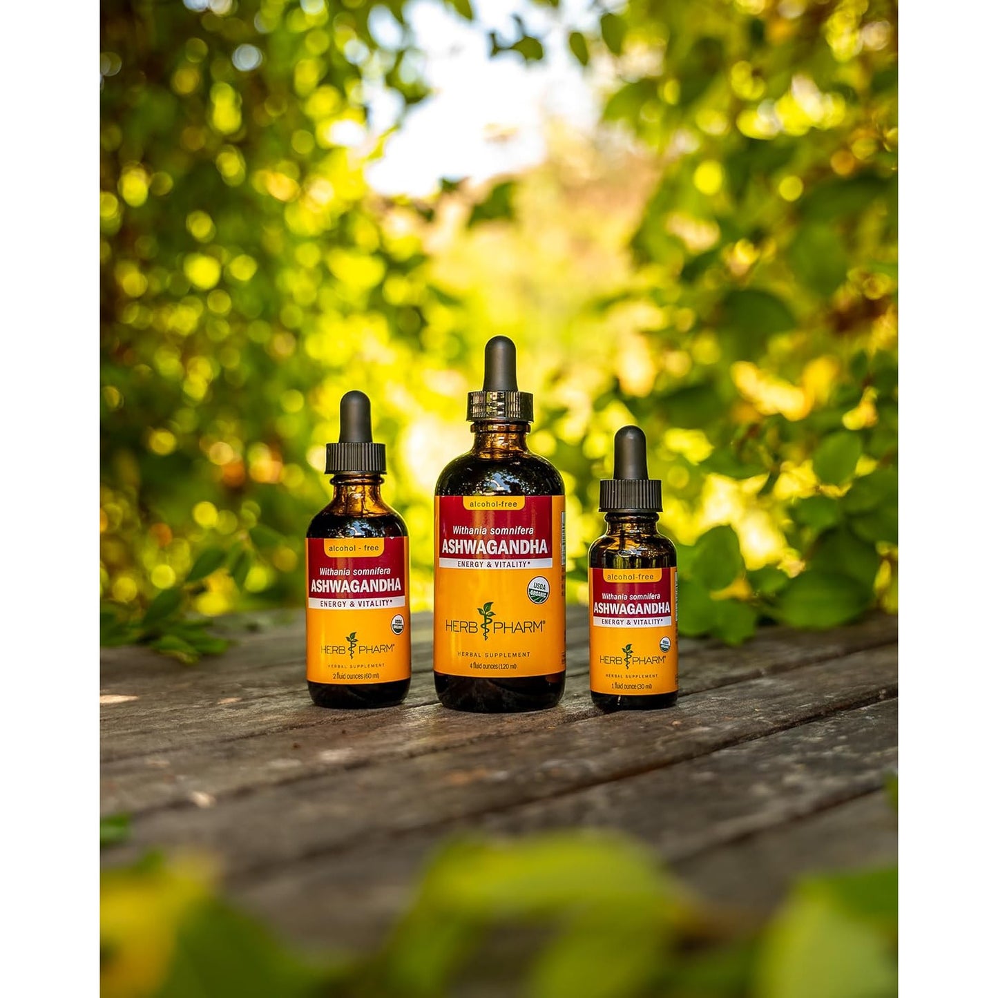 Herb Pharm Organic Ashwagandha Liquid Extract Alcohol-Free Adaptogen
