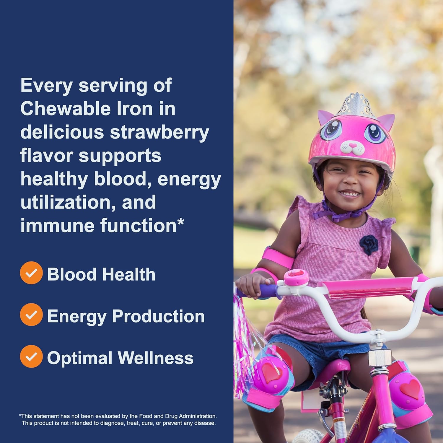 Carlson Kid's Chewable Iron 15 mg Strawberry 60 Tablets