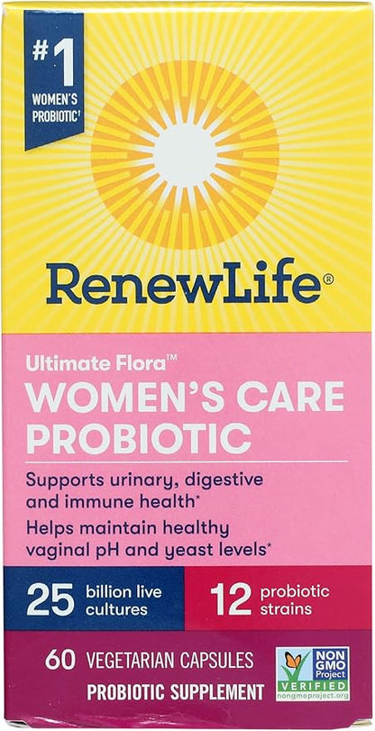 Renew Life Women's Probiotic Capsules 25 Billion CFU 60 Count